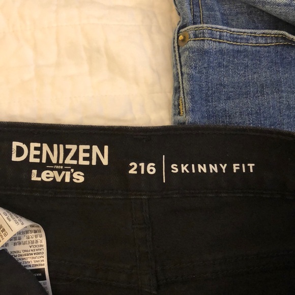 GREAT Boys Levi’s Denizen Size 10 Black Jeans - Picture 6 of 9